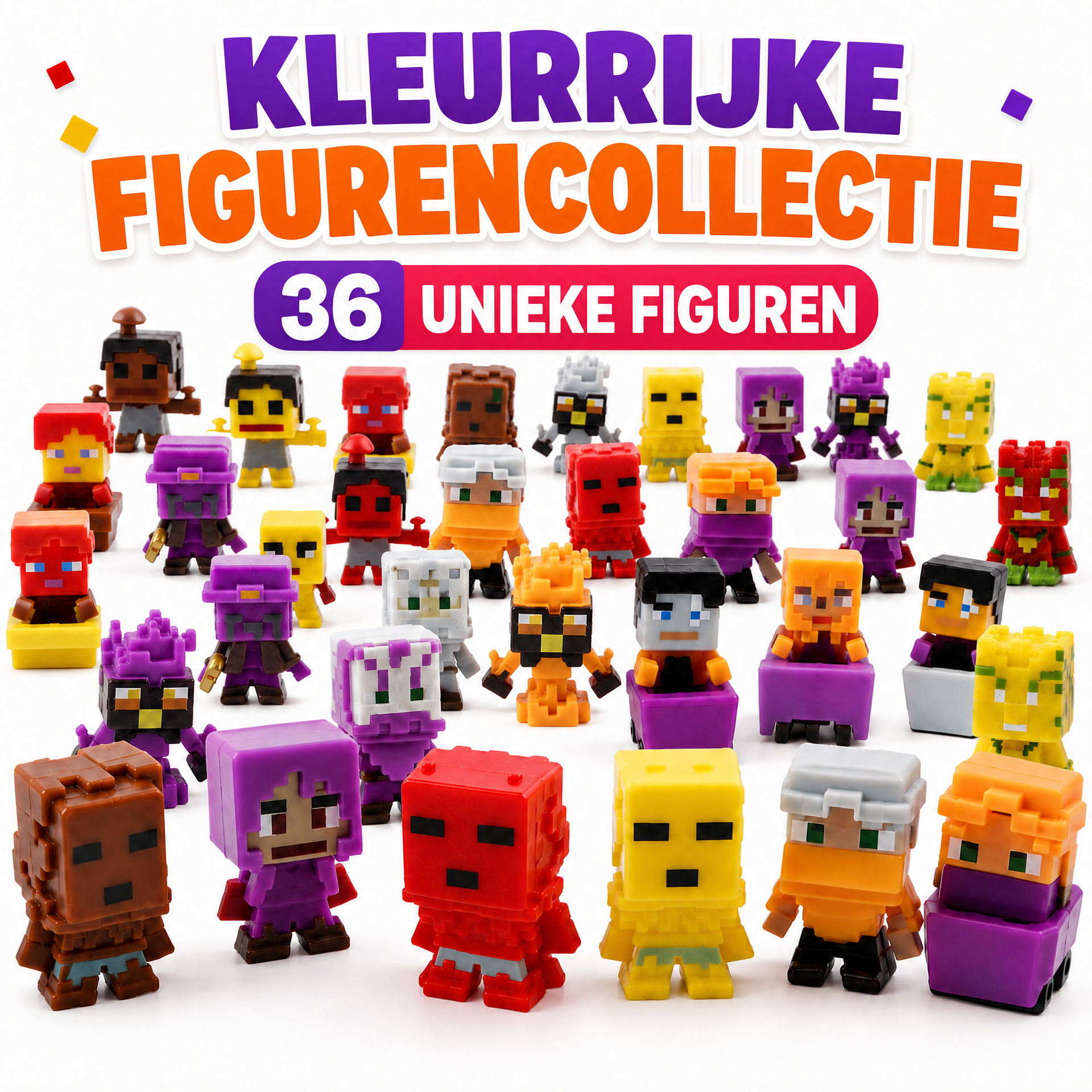 Minifigurenset - 36 delig