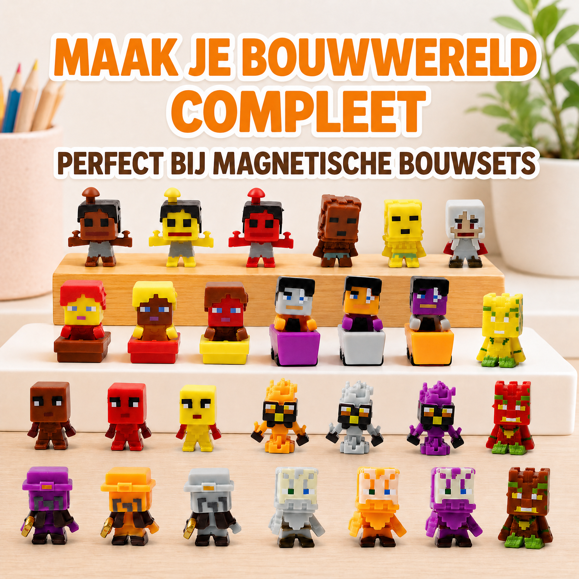Minifigurenset - 36 delig