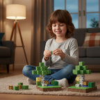 Mini bos - 48 magnetische bouwblokken | Klegu