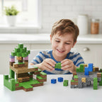 Boomhut - 216 magnetische bouwblokken | Klegu