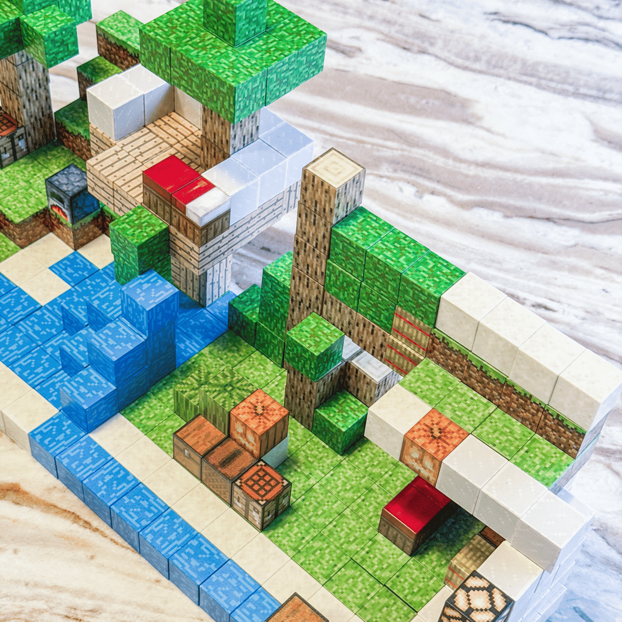Klegu Jungle 400-delige magnetische bouwblokken set lifestyle foto voor kinderen